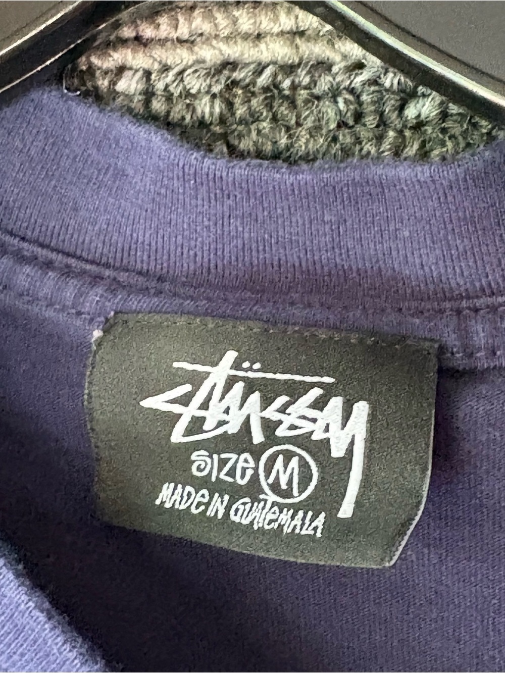 Vintage Y2K Stussy Peace & Prosperity Navy Blue T-Shirt Men’s Medium EUC - Picture 3 of 6